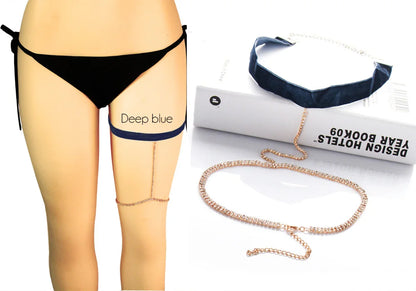 ✨“Golden Siren Leg Chain” 🧜‍♂️ Poder, Brillo y Sensualidad a Cada Paso 17 variantes a elegir