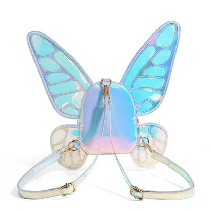 🎒 Mochila “Butterfly Laser Queen” 🦋✨