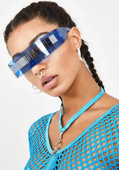 ⚡“NeoVisor 3025” 🛸 Gafas Futuristas con Lente Láser para Visiones del Mañana🌈13 colores a elegir