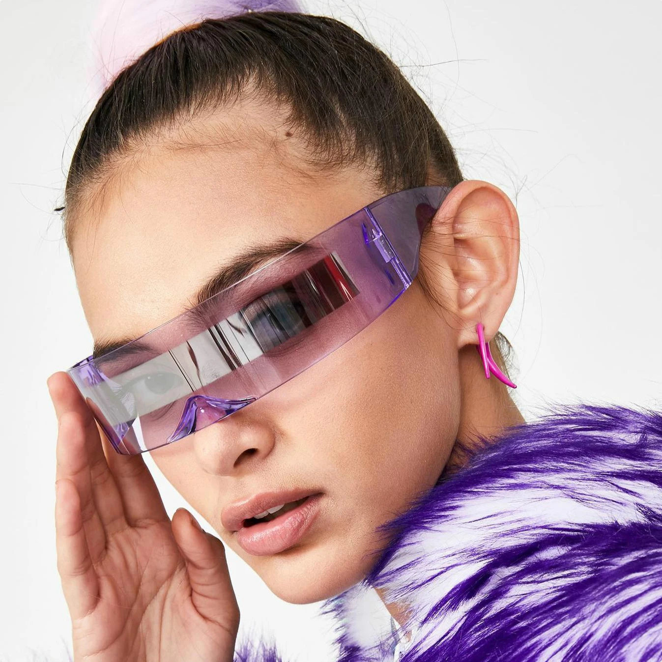 ⚡“NeoVisor 3025” 🛸 Gafas Futuristas con Lente Láser para Visiones del Mañana🌈13 colores a elegir