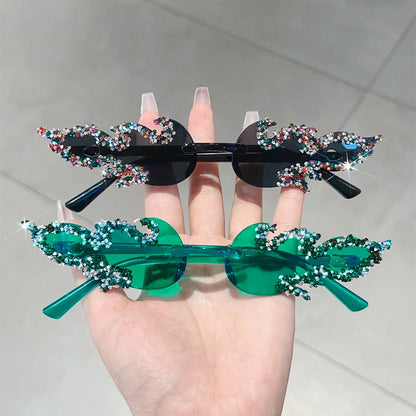 🔥 FireGlam Shades 🕶️ Gafas sin montura efecto fuego en candy colors🔥💋 5 colores a elegir