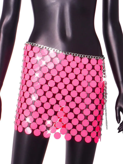 💃Minifalda Metal Mirror: Brillo salvaje en 7 colores 🔥