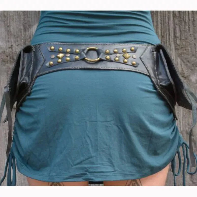 🛡️ Cinturón Riñonera “Hechicera Tribal”💥 2 colores a elegir