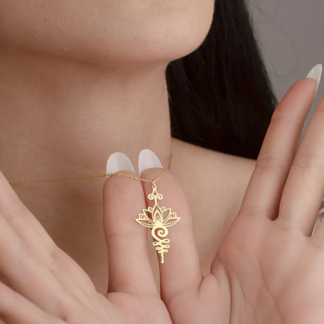 🌺Amuleto Lotus y OM🕉️ – 🧘Belleza con Propósito