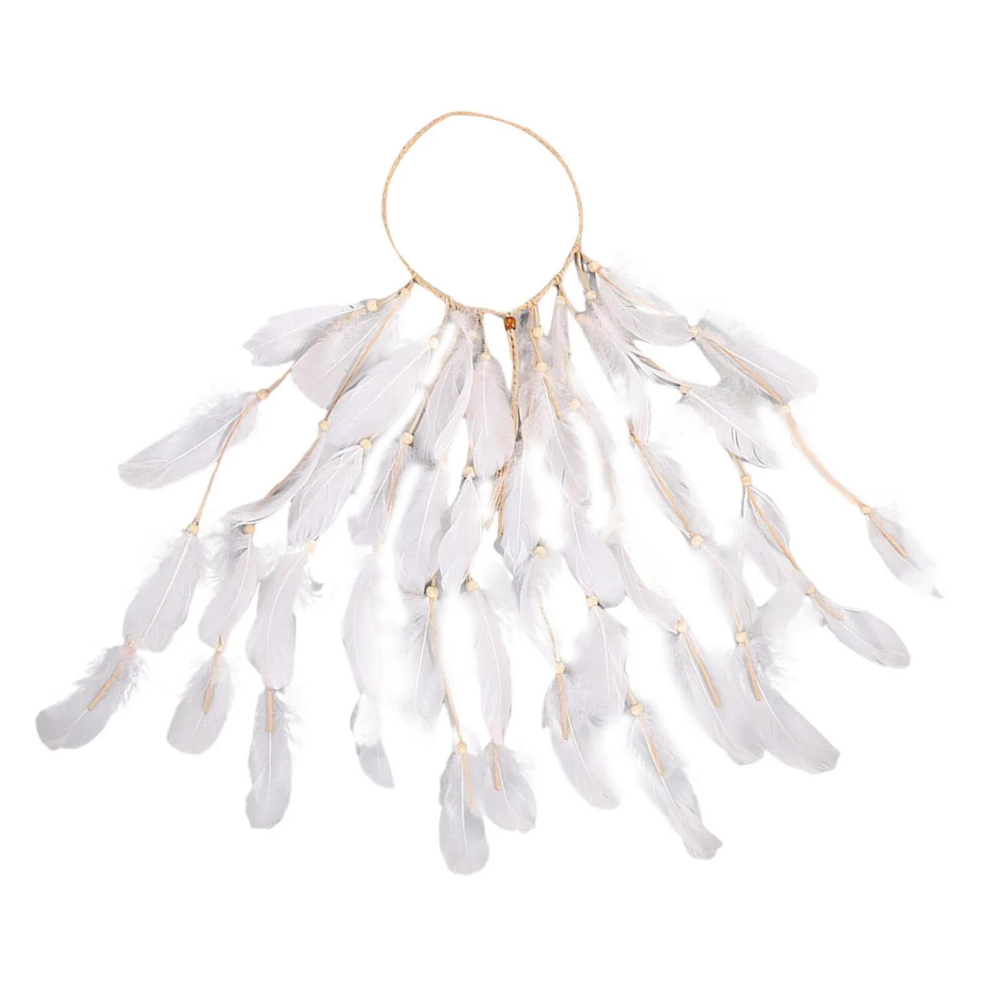 🕊️Diadema Boho de Plumas Naturales 🌵 Diosa del Desierto 🔥35 variantes