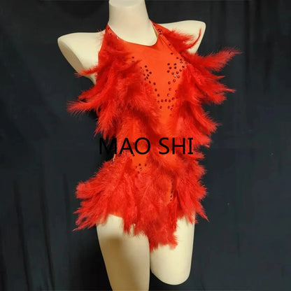 🕊️ Phoenix Bodysuit – Renace en Plumas 🕊️ 8 colores a elegir