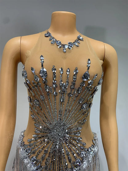 💎 Crystal Star Bodysuit – Estrella Polar 💎