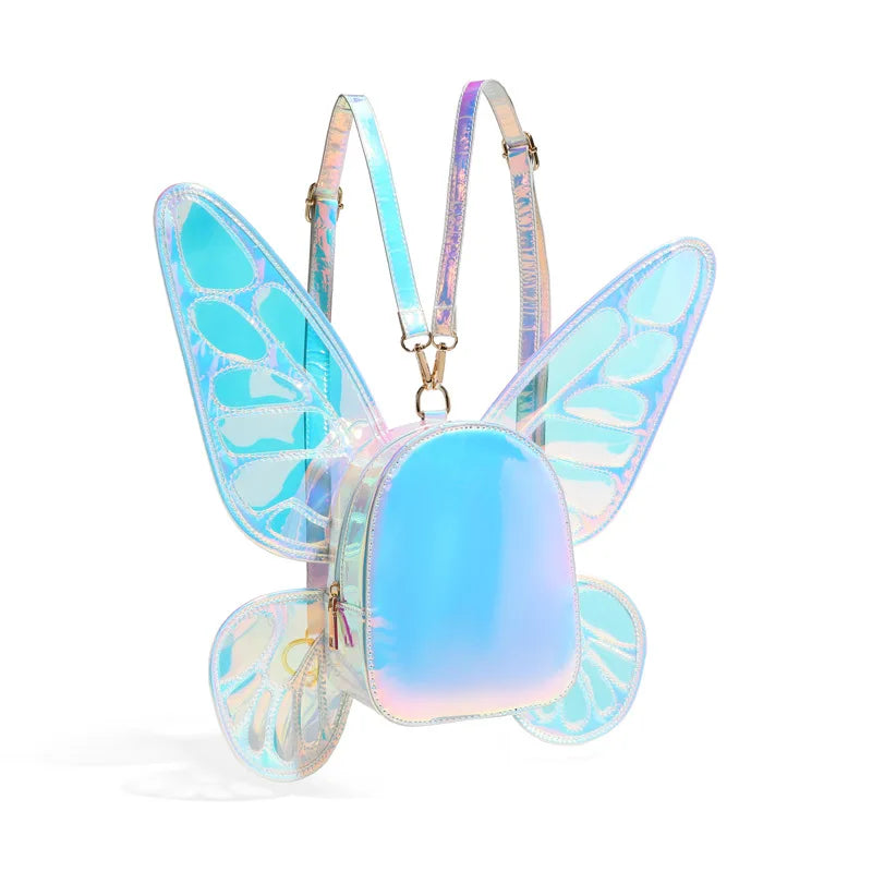 🎒 Mochila “Butterfly Laser Queen” 🦋✨