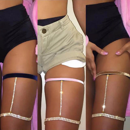 ✨“Golden Siren Leg Chain” 🧜‍♂️ Poder, Brillo y Sensualidad a Cada Paso 17 variantes a elegir