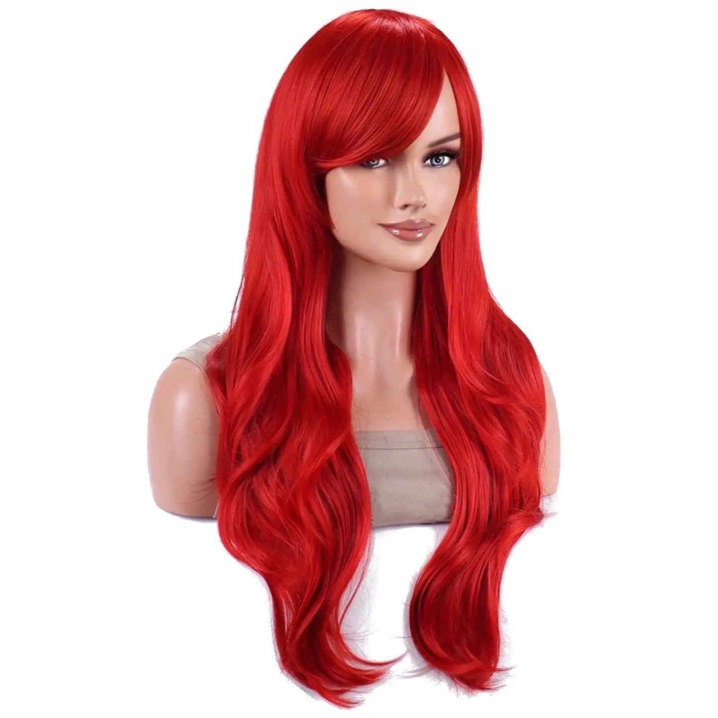 ❤️ Red Siren 🌟 Melenaza roja con ondas sirena: pura energía, pura pasión.