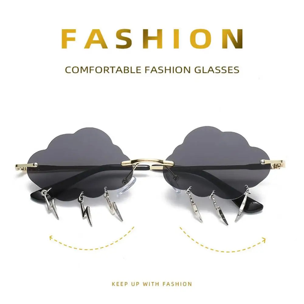 😎Gafas "Electric Cloudburst"🌩 29 variantes a elegir = ¡pura vibra rave!