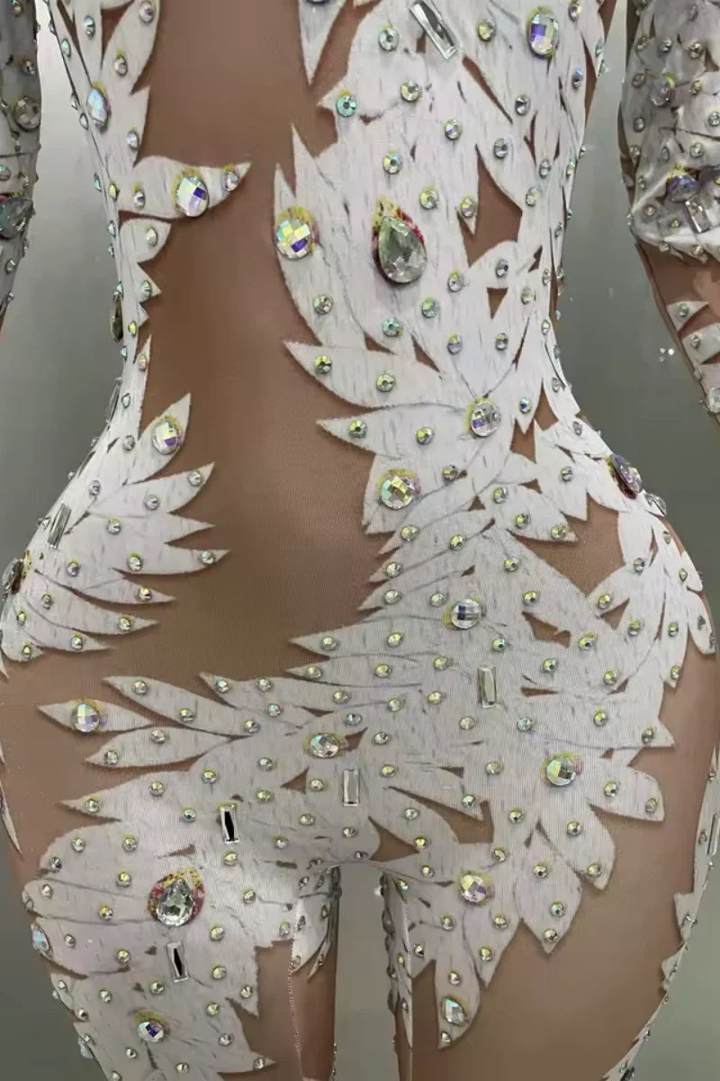 🤍 White Heat Lace Bodysuit🔥👼