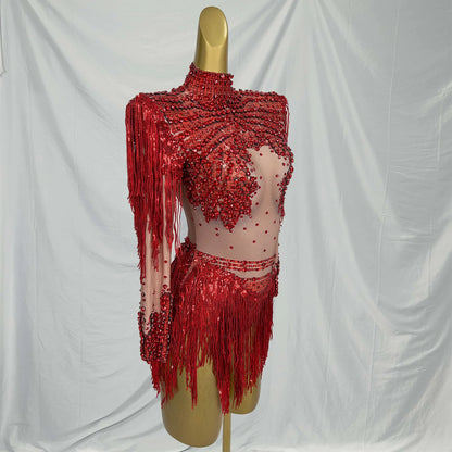 ✨ Fringe Queen Set — Plata / Dorado / Blanco / Rojo 👑