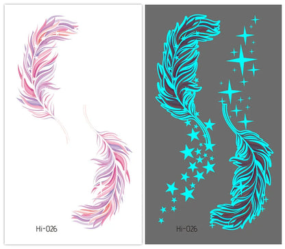 🌙⚡ Glow Spells – Tatuajes Luminosos para Pieles que Hechizan 🌌 45 variantes