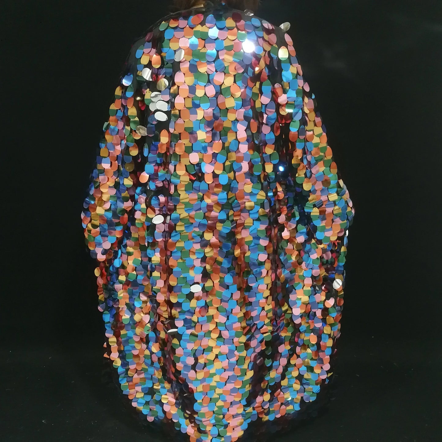 🐚 Sea Queen Cloak — Kimono Largo de Lentejuelas Tornasol 🧜‍♀️ 11 colores a elegir