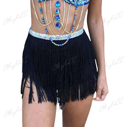 💃 "Fringe Queen Skirt ✨🔥" 9 colores a elegir