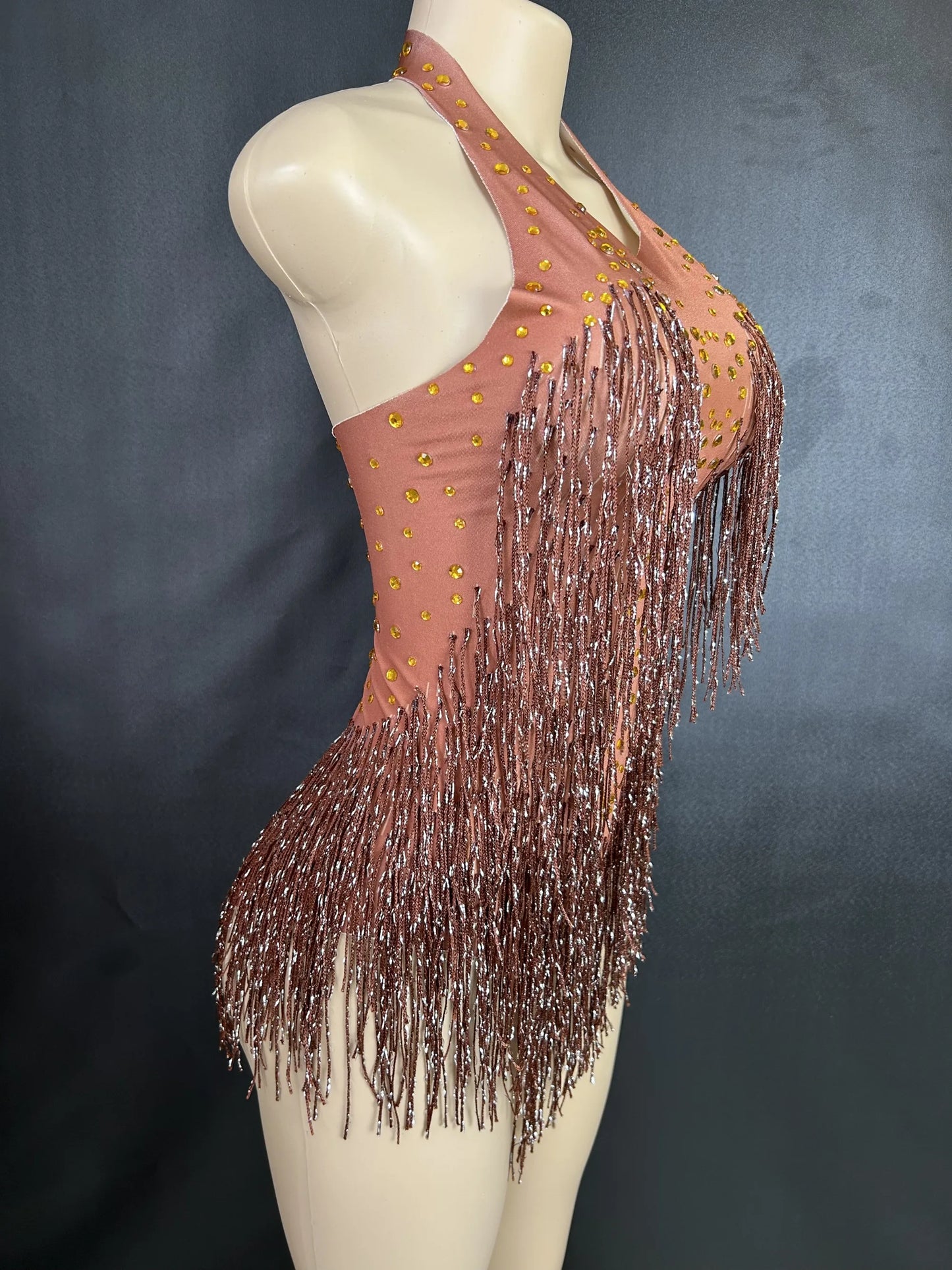 🌌 Stardust Fringe Bodysuit💥 15 colores a elegir