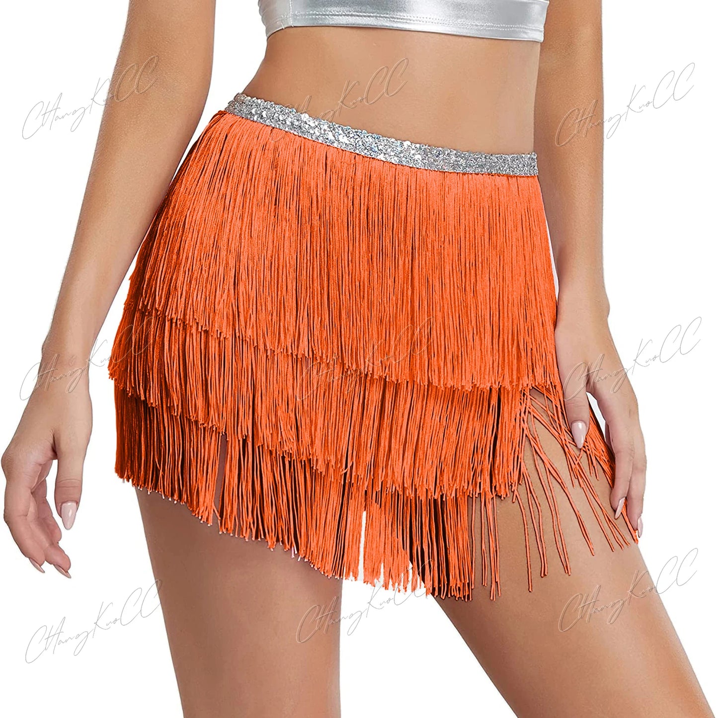 💃 "Fringe Queen Skirt ✨🔥" 9 colores a elegir