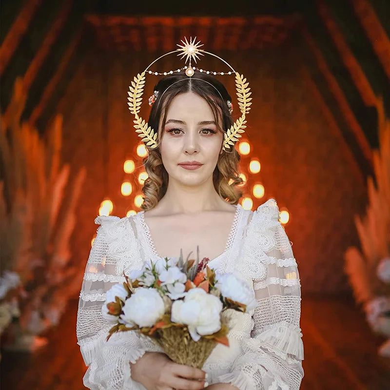 🌟 Set Corona & Pendientes Estelares 💫 Diosa del Firmamento 💖 11 variantes a elegir