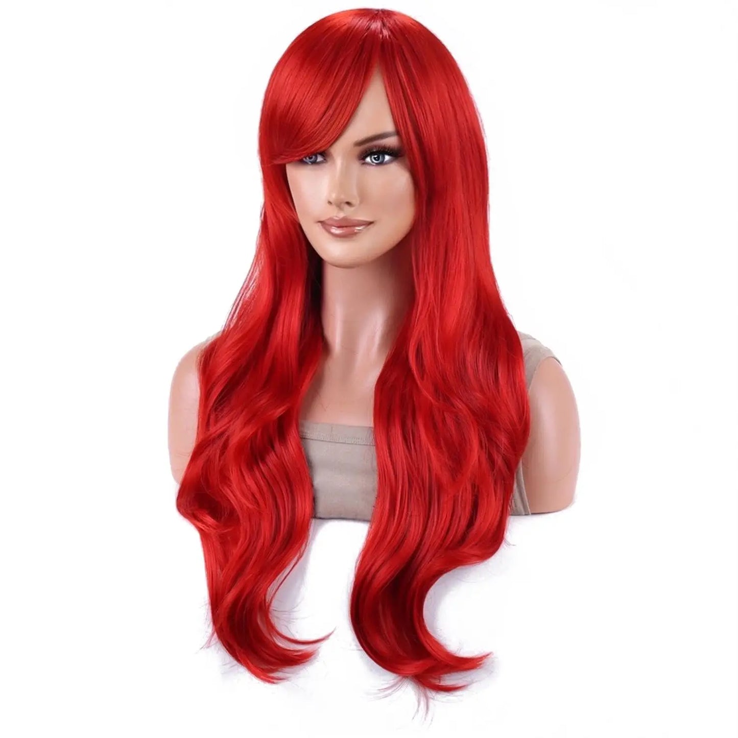 ❤️ Red Siren 🌟 Melenaza roja con ondas sirena: pura energía, pura pasión.