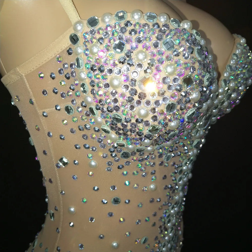 💎 "Crystal Diva Bodysuit ✨💖" 2 colores a elegir