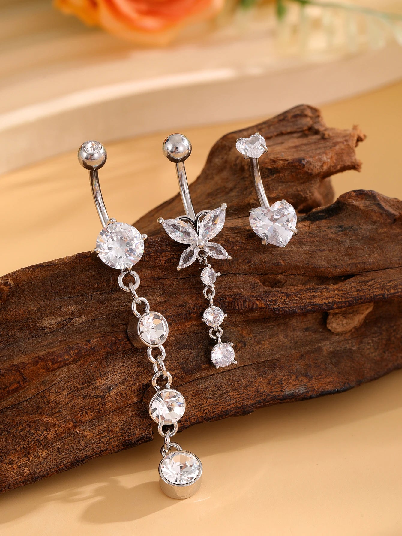 🌸✨ Big Love Belly Ring🦋✨ 15 variantes a elegir