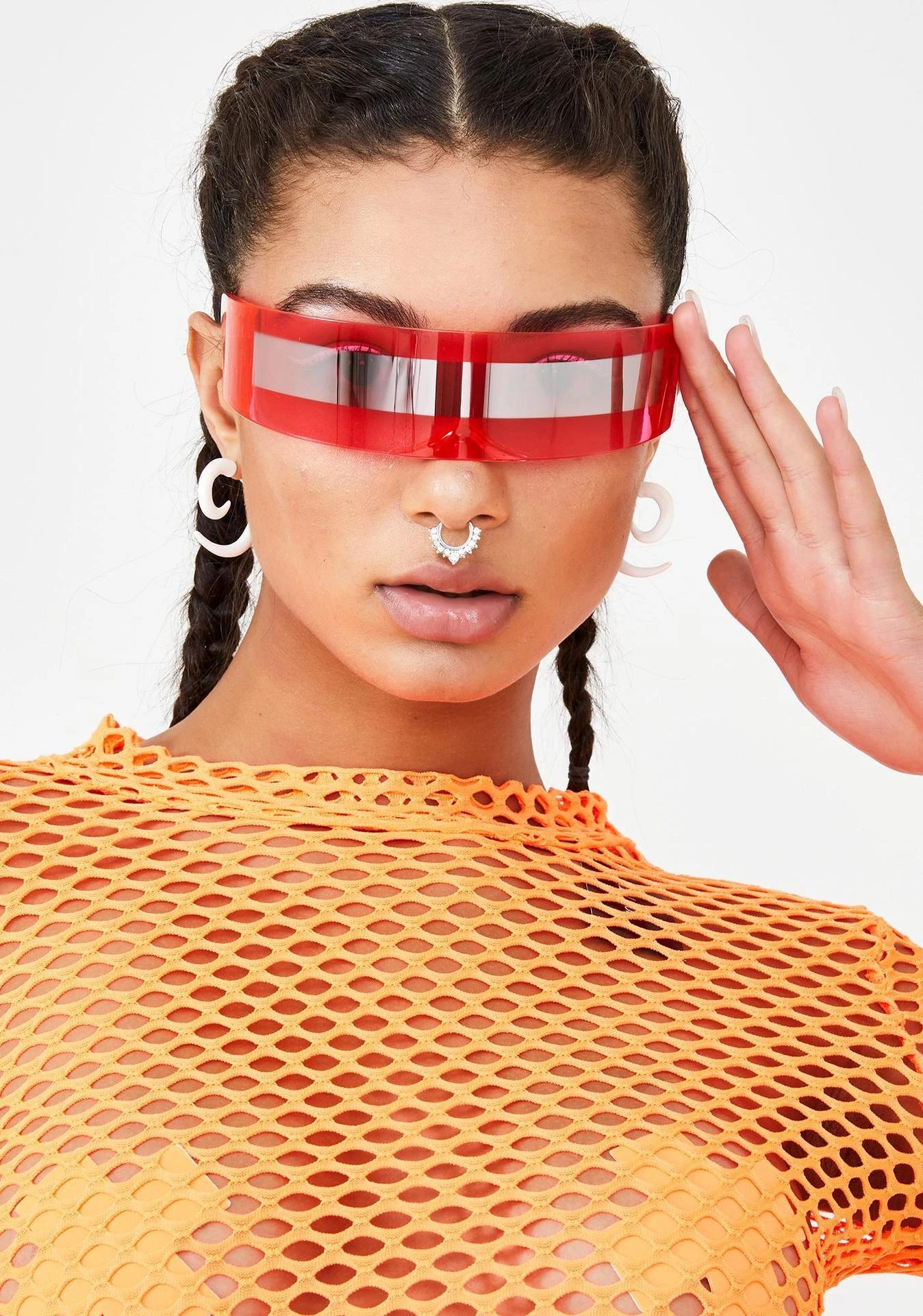 ⚡“NeoVisor 3025” 🛸 Gafas Futuristas con Lente Láser para Visiones del Mañana🌈13 colores a elegir