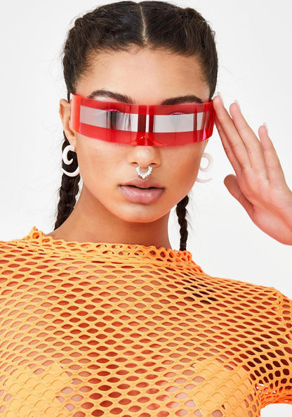 ⚡“NeoVisor 3025” 🛸 Gafas Futuristas con Lente Láser para Visiones del Mañana🌈13 colores a elegir