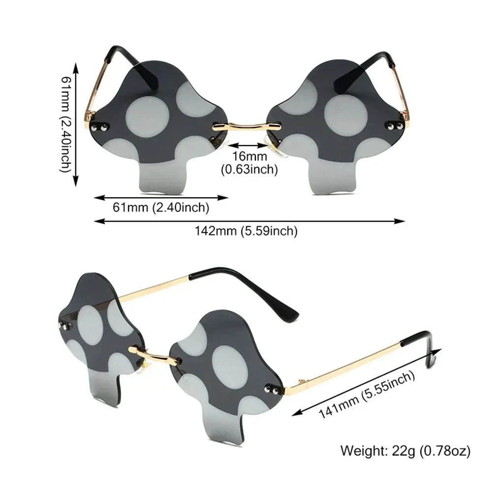 🍄“Magic Mushroom Shades” 😎  Gafas Psicodélicas para Almas Irregulares🌈 9 colores a elegir