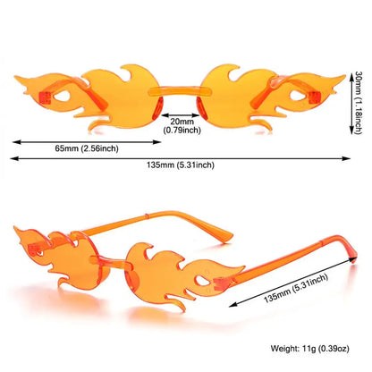 🔥“FireFlame Shades” 🕶️ Gafas Llama UV400 para Caras Que Queman