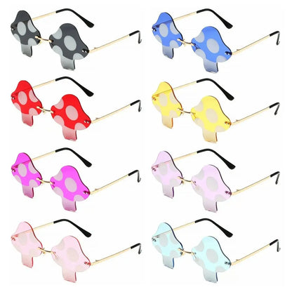 🍄“Magic Mushroom Shades” 😎  Gafas Psicodélicas para Almas Irregulares🌈 9 colores a elegir