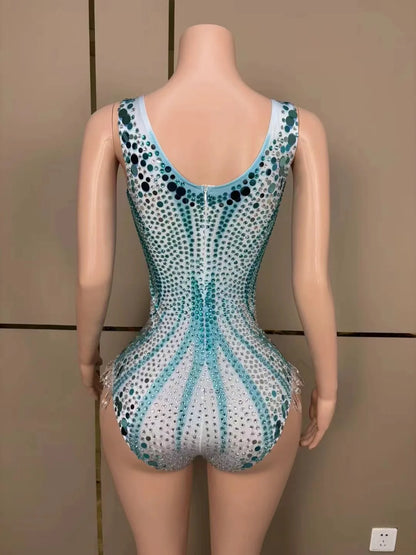 ✨ Crystal Mirage Bodysuit — 🌴Edición Oasis