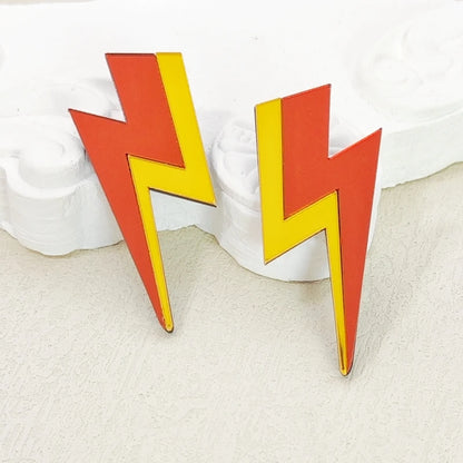 💫Electric Flash ⚡ Pendientes Rayo Acrílico con Brillo Multicolor🎨18 variantes a elegir