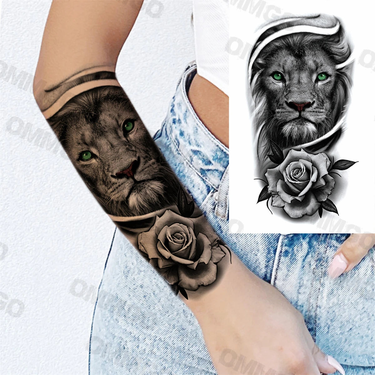 🌺Mandala Moon Tattoo – Tattoo de Espalda Estilo Diosa Tribal 🖤 52 variantes a elegir