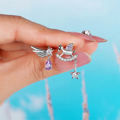 🌟Pendiente "Fairy Flight" 🦄 Ala de Ángel y Unicornio💫11 variantes a elegir