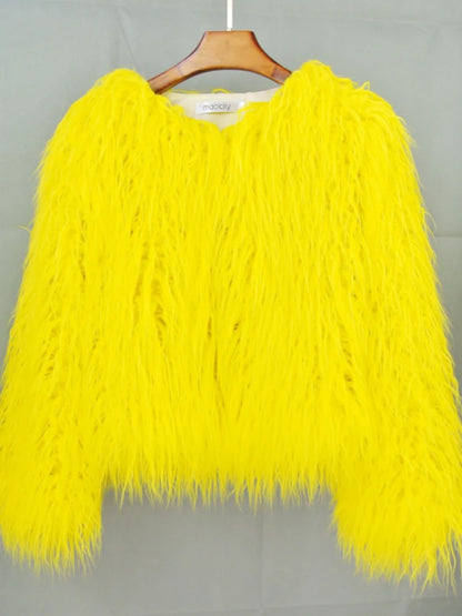 💫 Abrigo “Galactic Fluff” – Edición Multicolor 🪐✨