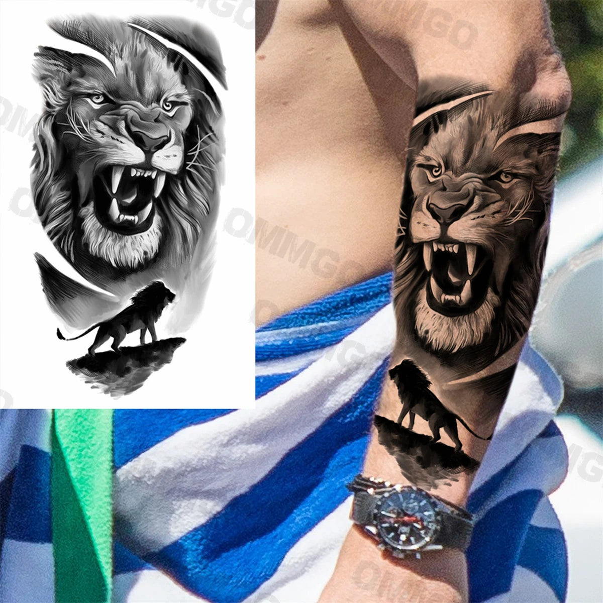 🌺Mandala Moon Tattoo – Tattoo de Espalda Estilo Diosa Tribal 🖤 52 variantes a elegir