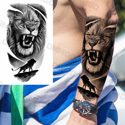 🌺Mandala Moon Tattoo – Tattoo de Espalda Estilo Diosa Tribal 🖤 52 variantes a elegir