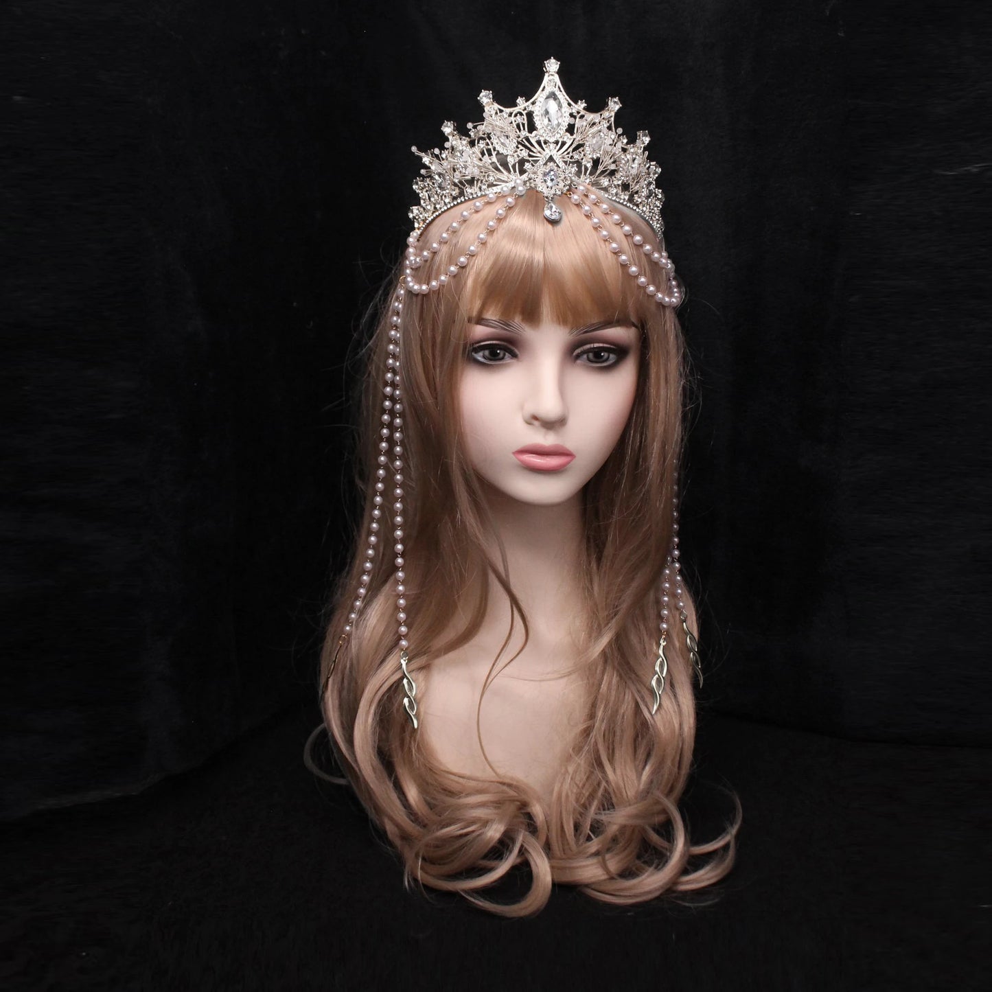 👑⚡ Solar Divinity – Corona Dorada Sunburst con Cadenas Boho Glam ⚡👑 4 variantes a elegir