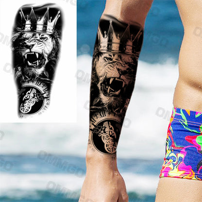 🌺Mandala Moon Tattoo – Tattoo de Espalda Estilo Diosa Tribal 🖤 52 variantes a elegir