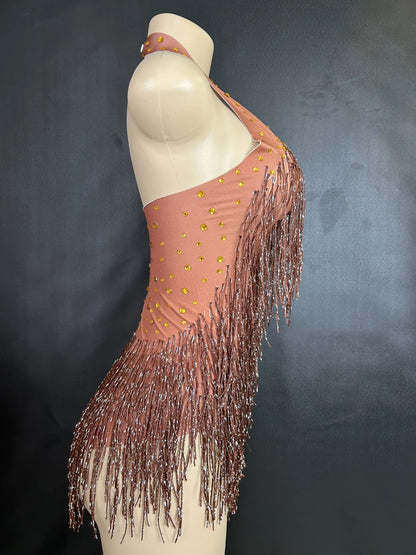 🌌 Stardust Fringe Bodysuit💥 15 colores a elegir