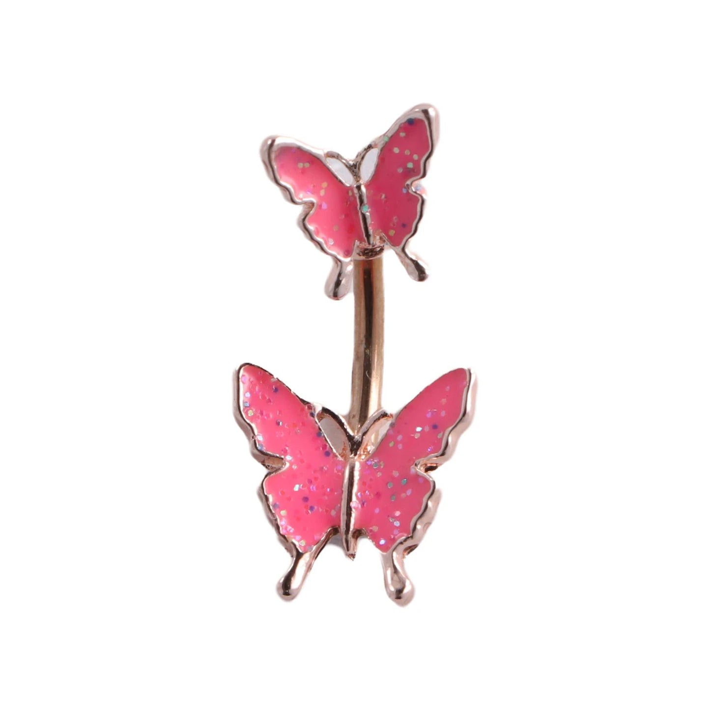 🌈 Piercing ombligo Mariposa Rebelde🦋 22 colores a elegir
