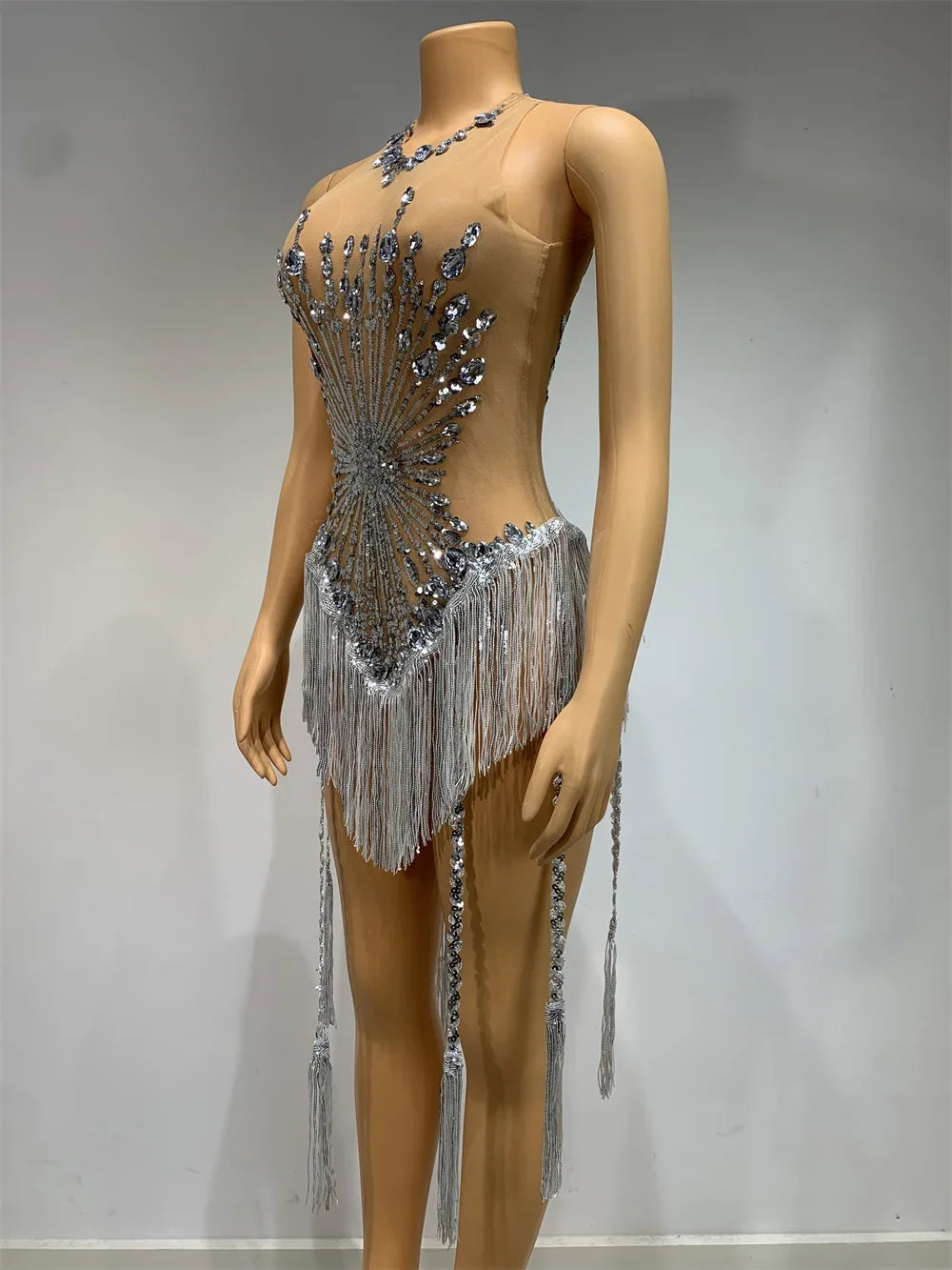 💎 Crystal Star Bodysuit – Estrella Polar 💎