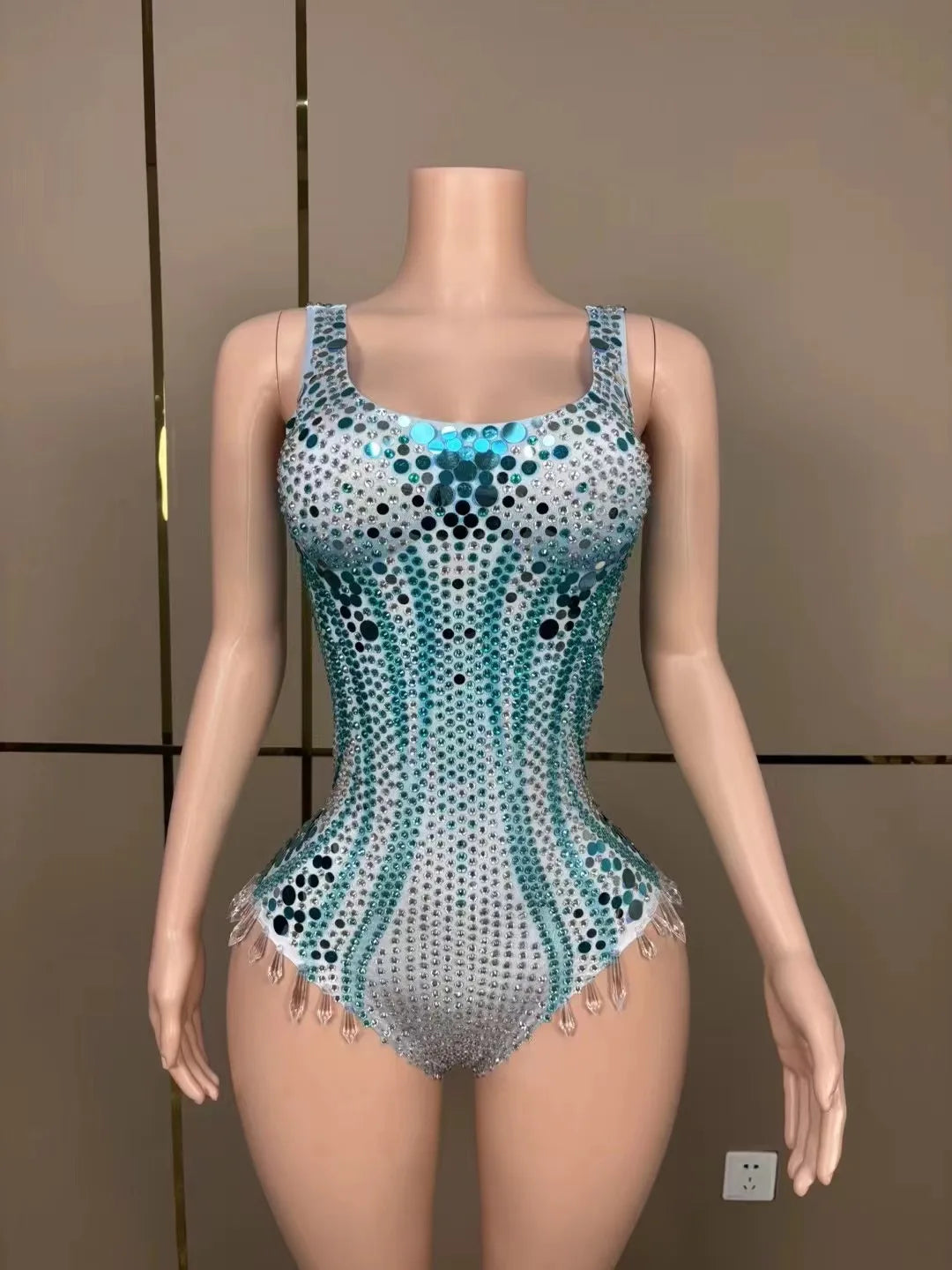 ✨ Crystal Mirage Bodysuit — 🌴Edición Oasis