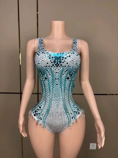✨ Crystal Mirage Bodysuit — 🌴Edición Oasis