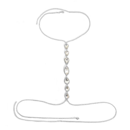 💧“Blue Droplet” Body Chain 🧜‍♀️ Sirena de Metal y Cielo Azul