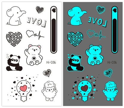 🌙⚡ Glow Spells – Tatuajes Luminosos para Pieles que Hechizan 🌌 45 variantes