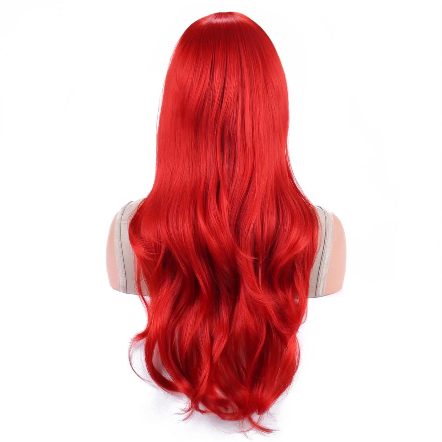 ❤️ Red Siren 🌟 Melenaza roja con ondas sirena: pura energía, pura pasión.