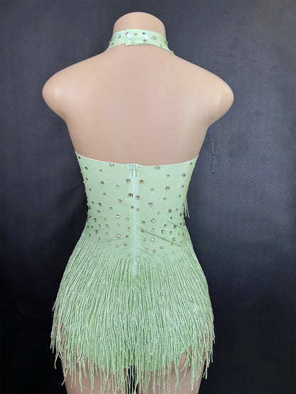 🌌 Stardust Fringe Bodysuit💥 15 colores a elegir