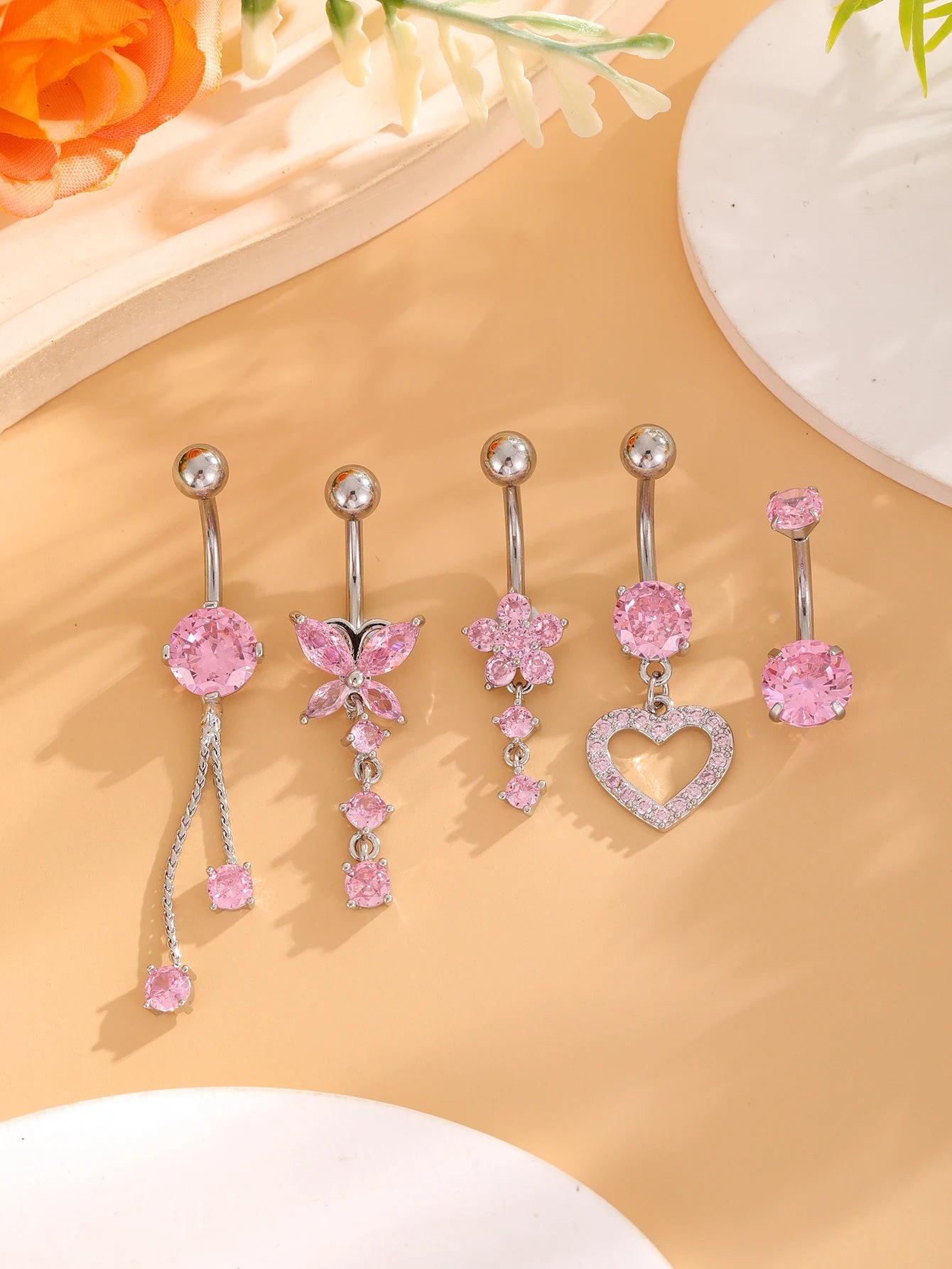 🌸✨ Big Love Belly Ring🦋✨ 15 variantes a elegir